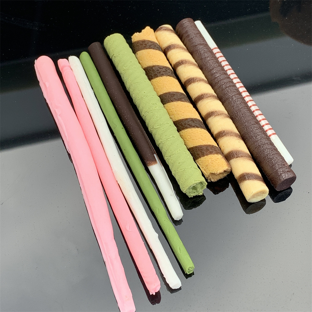 Food Snacks That Are Green - 3in Set Pocky DIY Biscuit Bubble