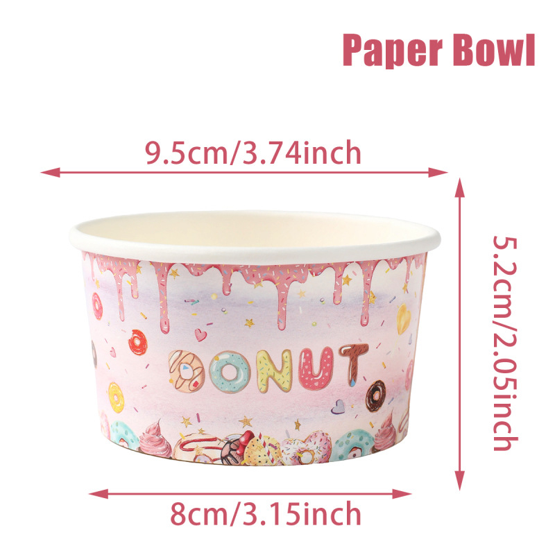 5-50pcs/Pack Paper Ice Cream C - Food Snacks For Kids Party 评论和价格
