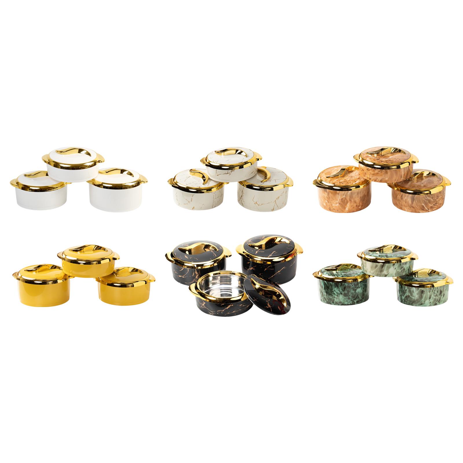 3 Pieces Insulated Food Contai - Food And Snacks For Picnic 评论和价格