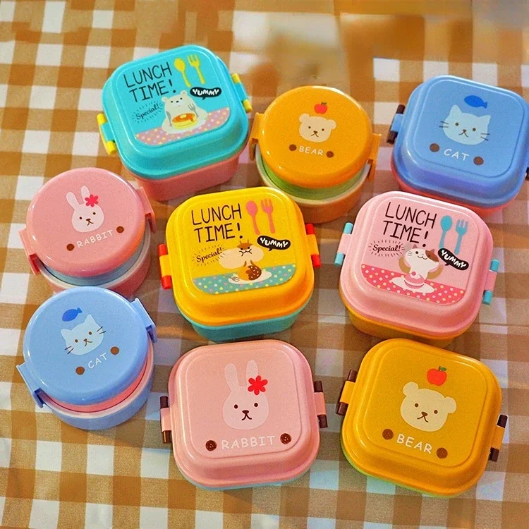 Cute Cartoon Kittyed Bento Lun - Food Snacks For Kids 评论和价格
