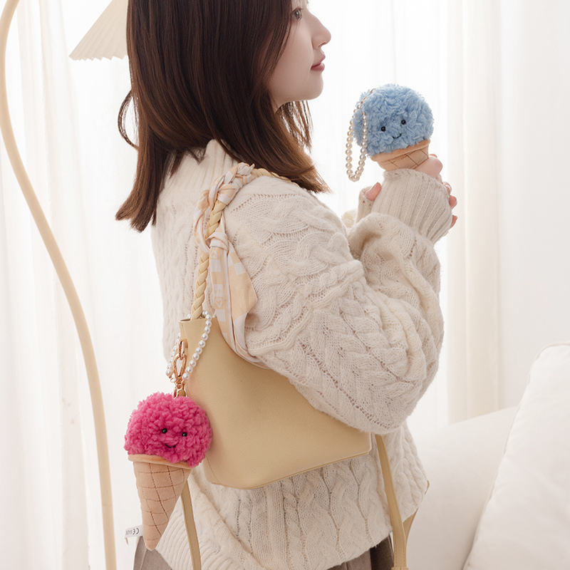 Cute Cartoon Ice cream Plush T - Food Snacks For Kids 评论和价格