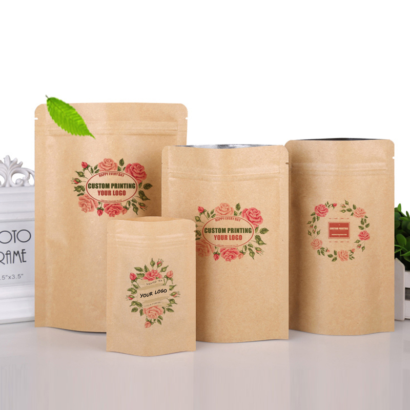 Custom LOGO Brown Kraft Paper  - Logo Food Snack 评论和价格