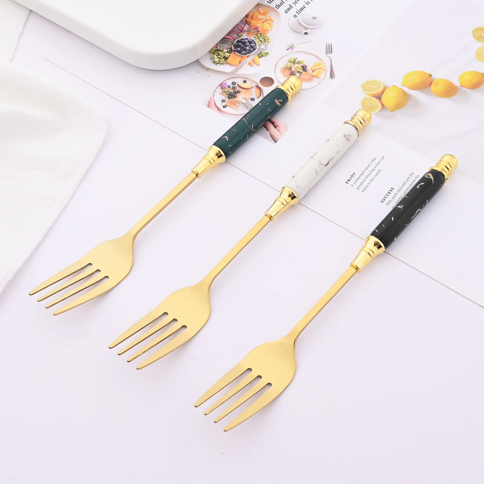 12Pcs Creative Dessert Spoon F - Food Snacks That Are Green 评论和价格