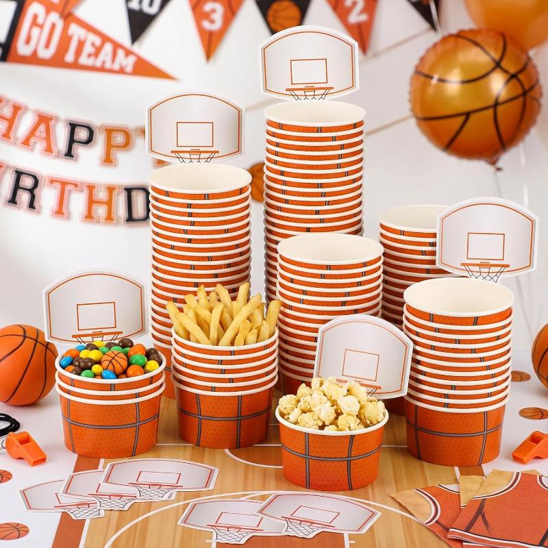 6 PCS Basketball Snack Bowls F - Food Snacks For Kids Party 评论和价格