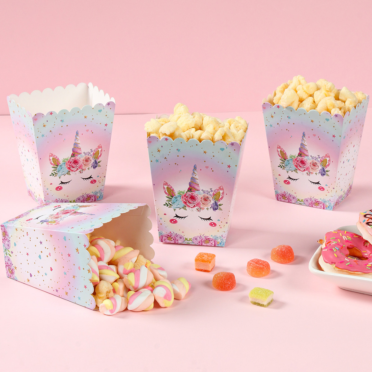 8pcs Paper Candy Cartons Popco - Food Snacks For Kids Party 评论和价格