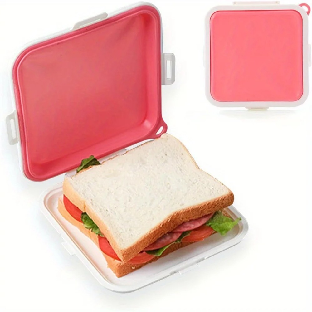 Silicone Sandwich Storage Box  - Food And Snacks For Picnic 评论和价格