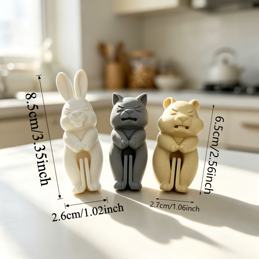 3D Animal Snack Bag Clips 1/5  - Food Snacks Gifts 评论和价格