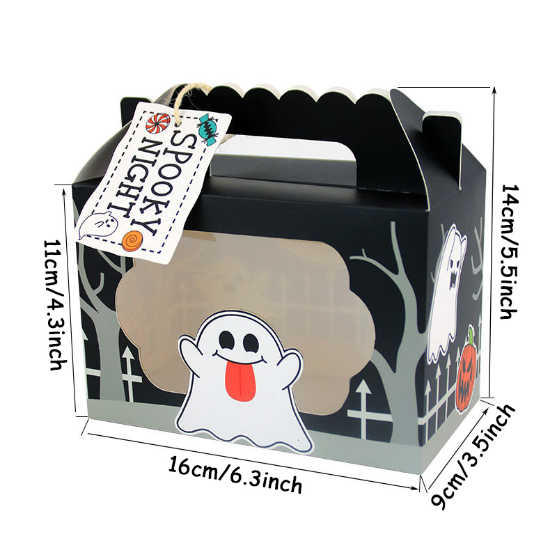 3/6pcs Ghost Pumpkin Cat Candy - Food Snacks For Kids 评论和价格