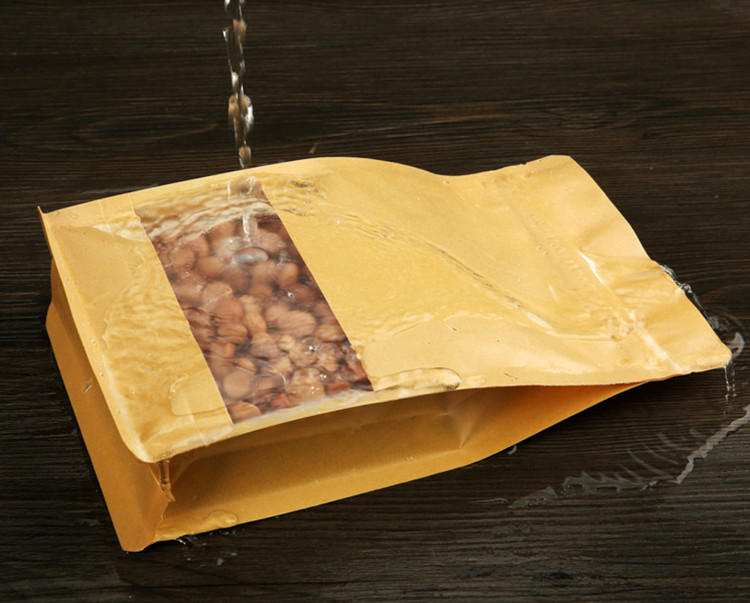 50PCS 3D Stand-up Kraft Paper  - Logo Food Snack 评论和价格