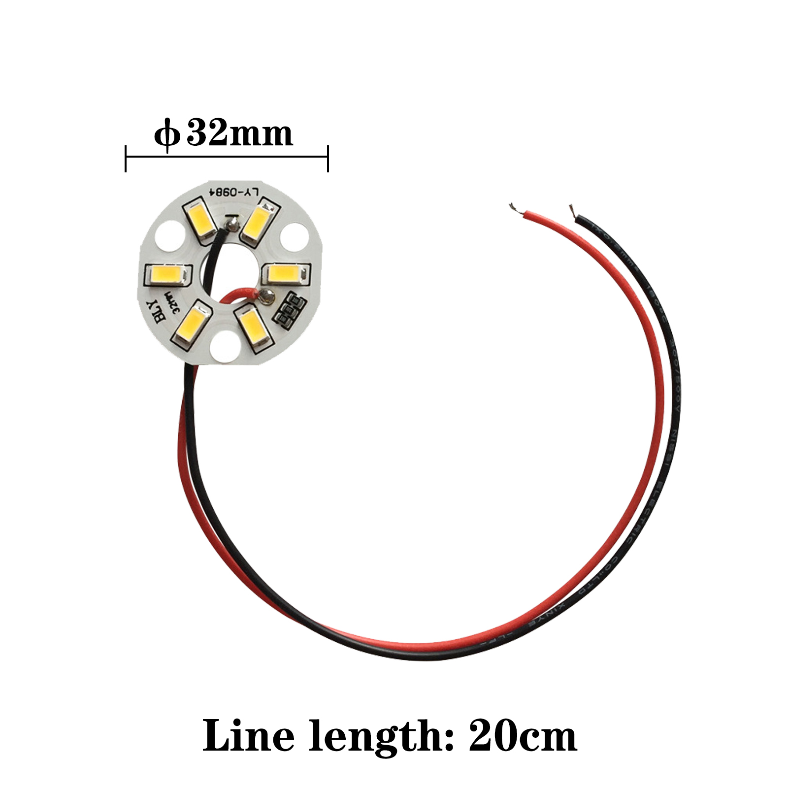 5pcs 3w Led Chip Bead Lights B - Yellow Food Snacks 评论和价格