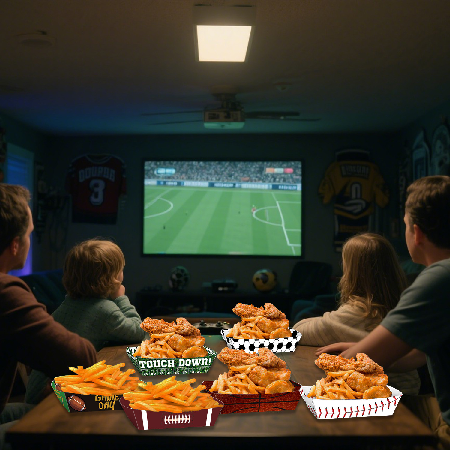 Sport Ball Food Tray Theme Par - Food Snacks For Kids 评论和价格