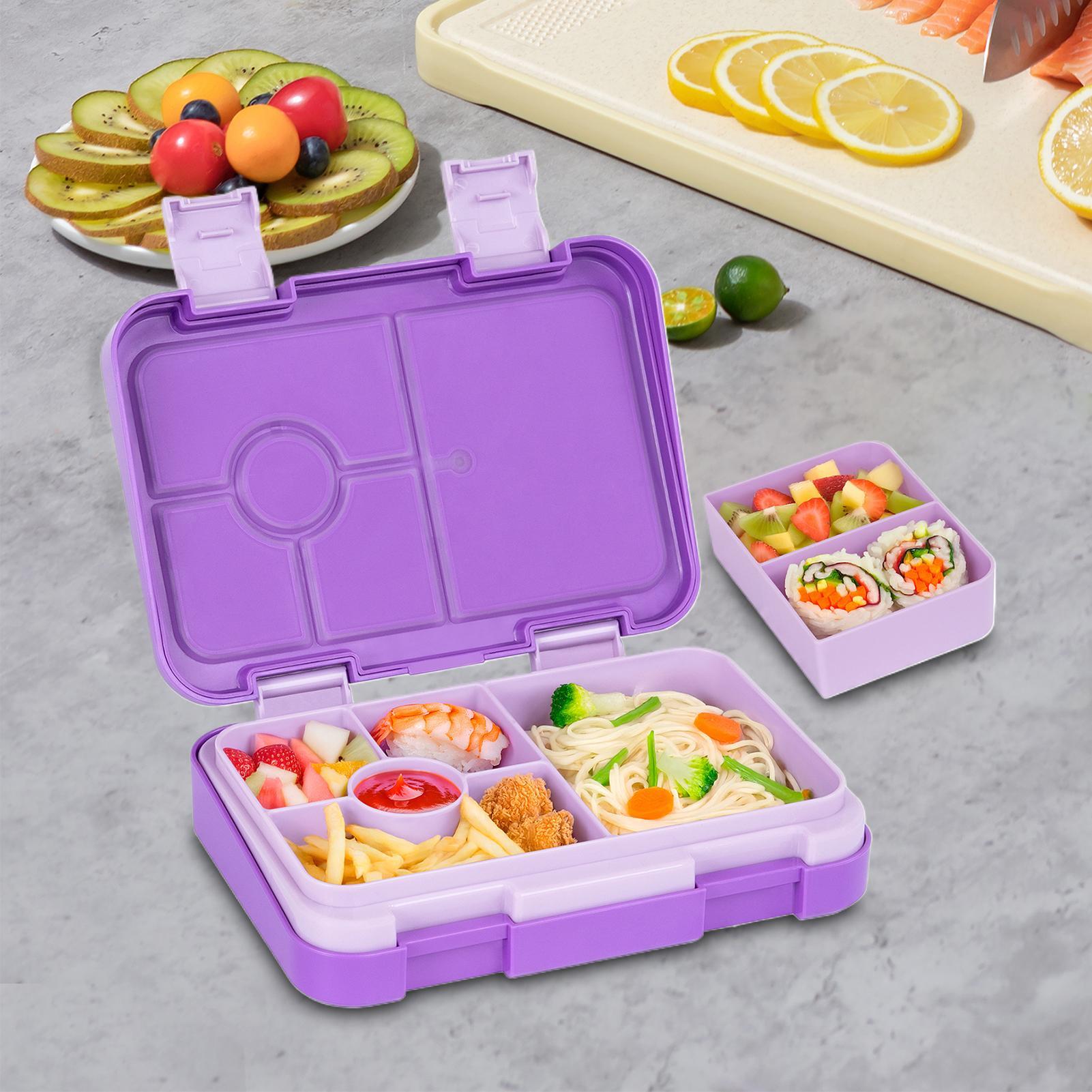 Bento Lunch Box with  Compartm - Food And Snacks For Picnic 评论和价格