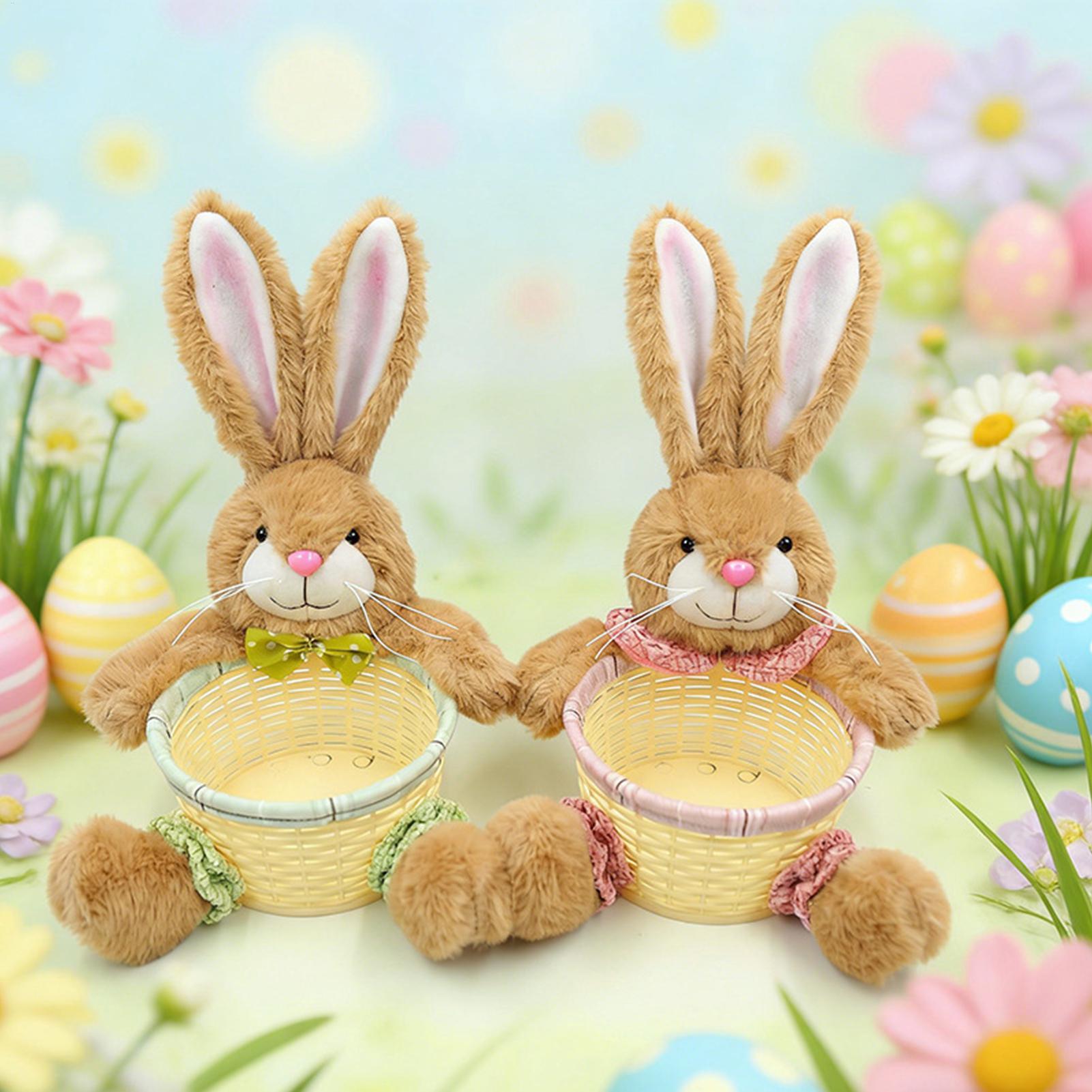 Easter Basket Cute Bunny Shape - Food Snacks For Kids Party 评论和价格