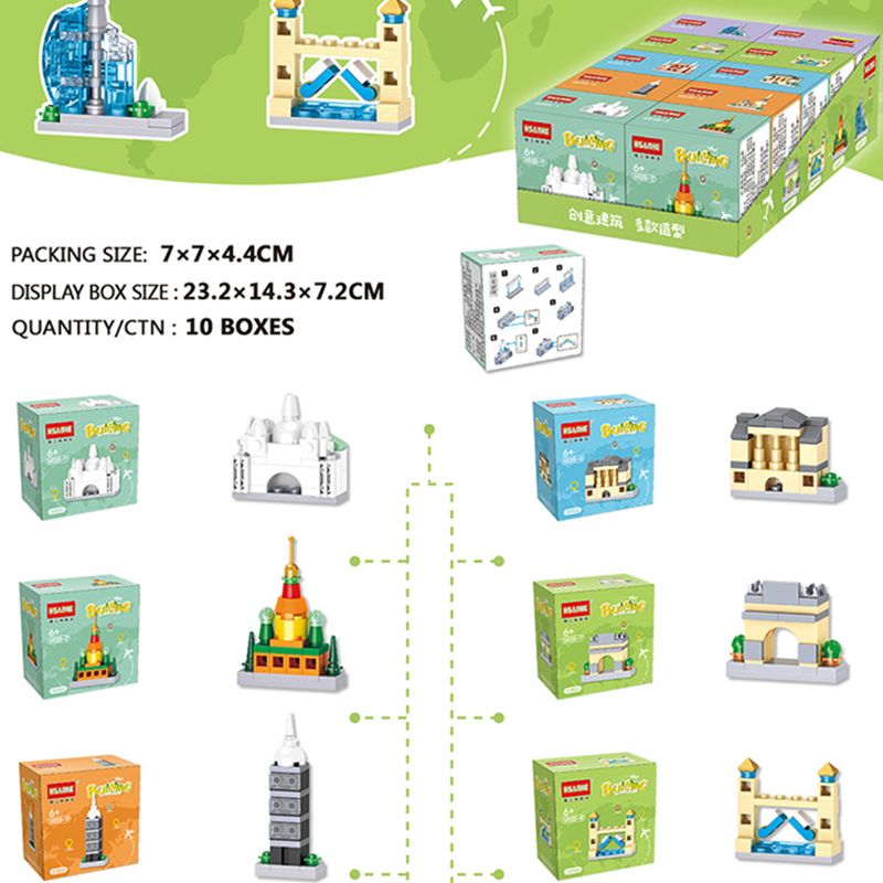 10in1 Cute Architectural Stree - Food And Snacks Ideas 评论和价格