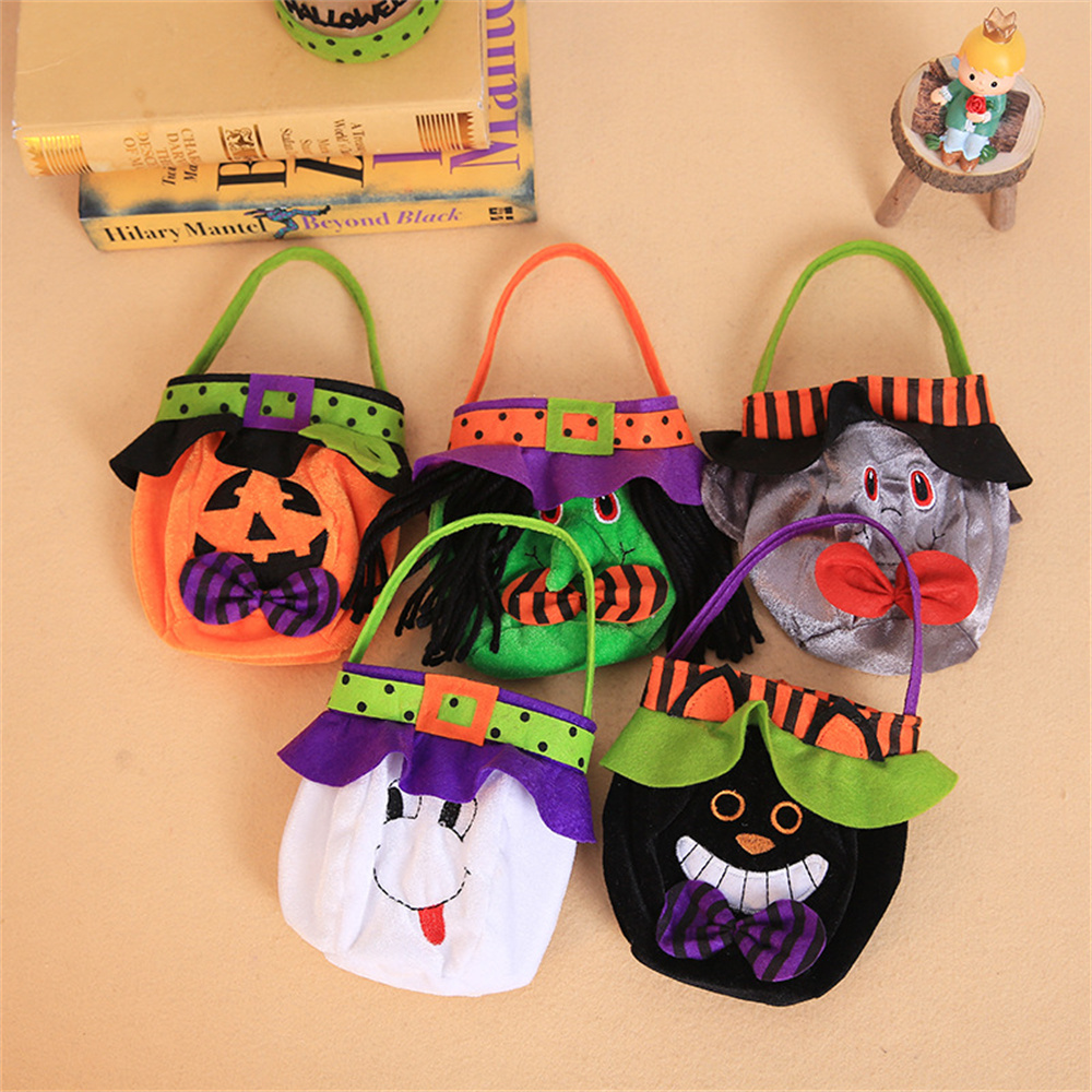 Halloween Gift Bags Cute Pumpk - Food Snacks For Kids Party 评论和价格