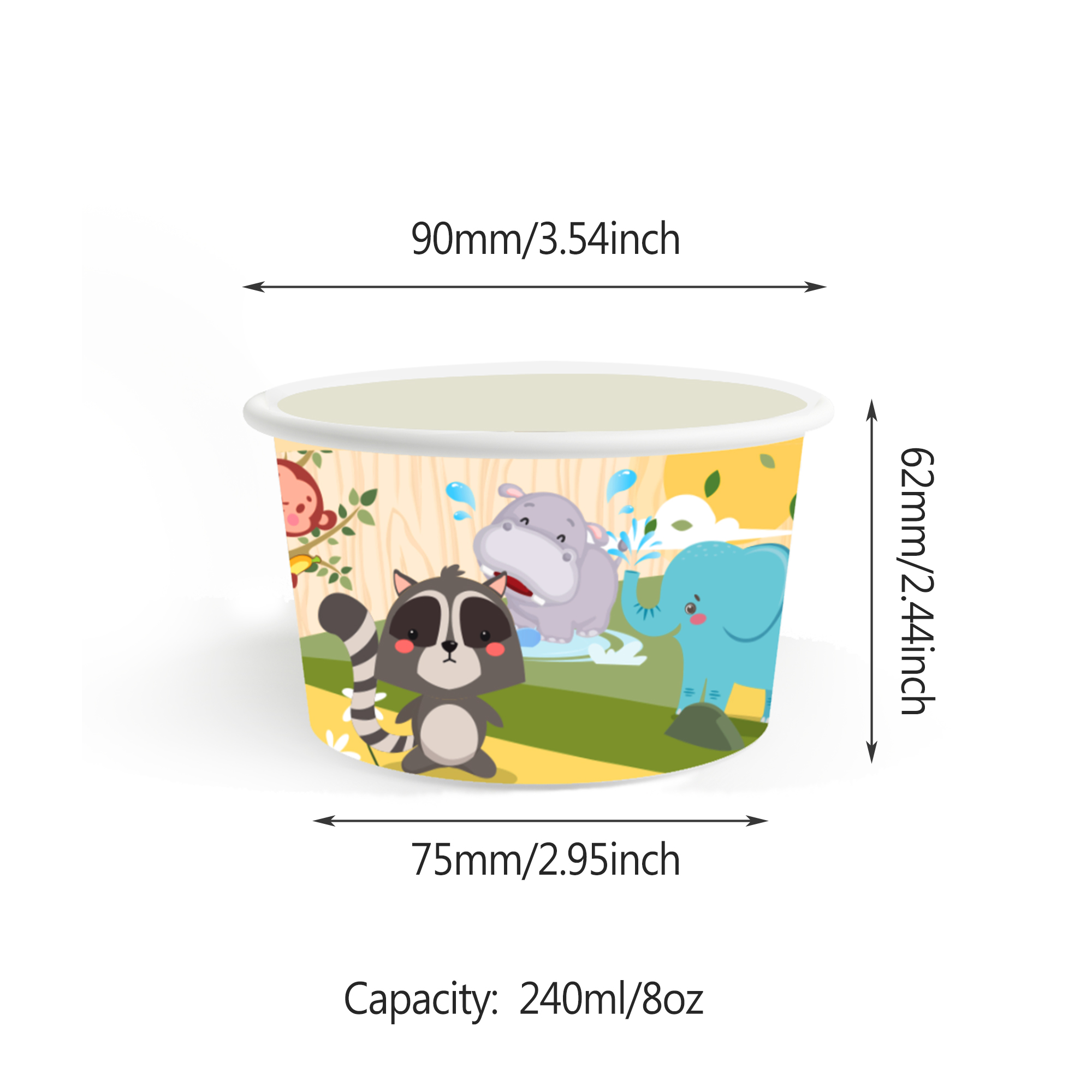 8/12/24/32Pcs Jungle Animal Ic - Food Snacks For Kids 评论和价格