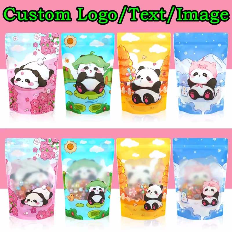100PCS Aluminum Foil Stand-up  - Logo Food Snack 评论和价格